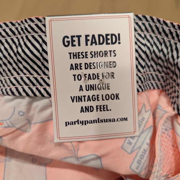 Neon Coral Whale Print Swim Shorts - Picture 6 of 10